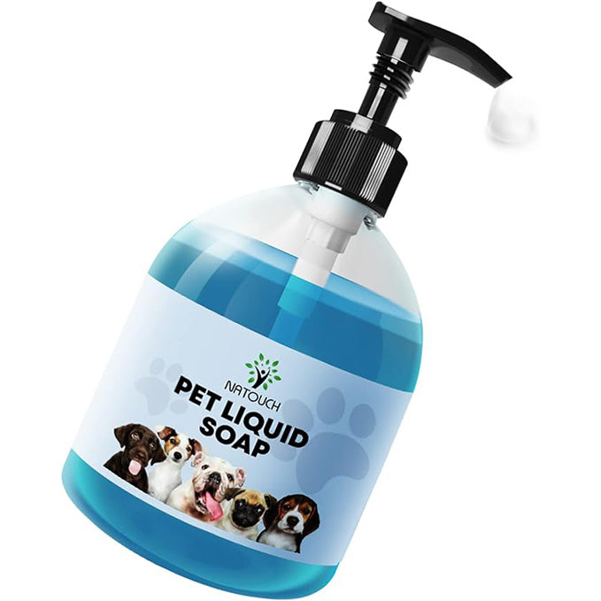 Natouch Natural Dog Wash, Dog Shampoo for Allergies and Itching, Natural Dog Shampoo with Tea Tree Oil and Lavender Oil, Helps with Hot Spots, Ringworm, Rashes